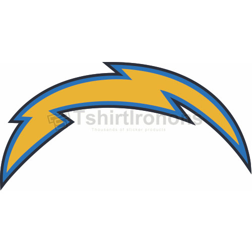 San Diego Chargers T-shirts Iron On Transfers N724